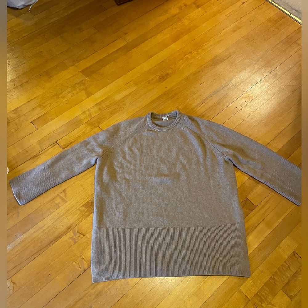 Totême Merino Camel Slit Knit XS
